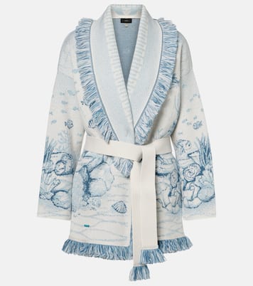 Deep In The Ocean wool-blend cardigan  | Alanui