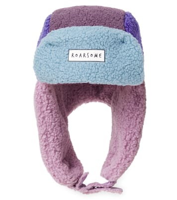 Trapper colorblocked fleece hat | Roarsome