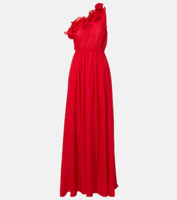 Robe longue Jenni en soie | Leo Lin