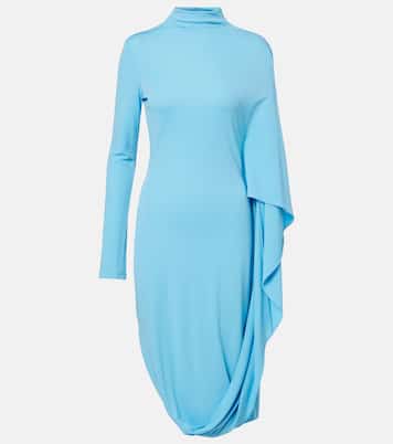 Draped jersey midi dress | Stella McCartney