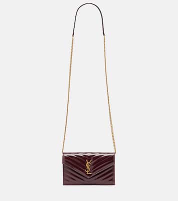 Cassandre Envelope leather wallet on chain | Saint Laurent