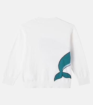 Printed cotton jersey sweatshirt | Stella McCartney Kids