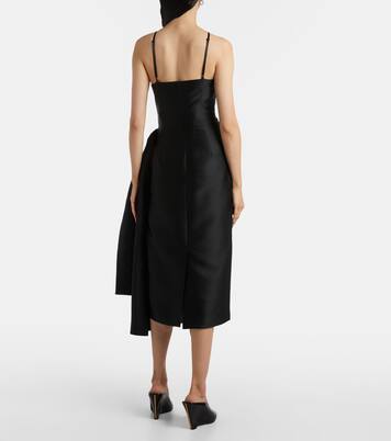 Midikleid aus Wolle und Seide | Shushu/Tong