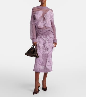 Shopper La Passeggiata Mini in raso | The Attico