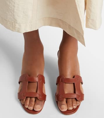 Mules Grellanu 50 de piel | Manolo Blahnik