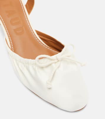 Alba satin slingback pumps | Staud