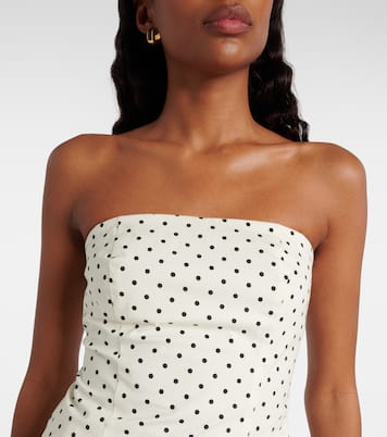 Ehili cotton-blend poplin tube top | Rotate