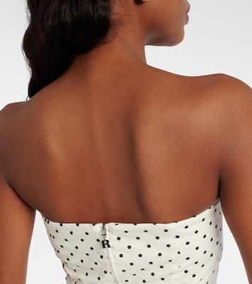 Ehili cotton-blend poplin tube top | Rotate