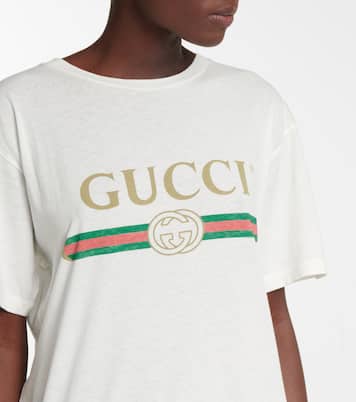 Camiseta de algodón con logo | Gucci