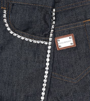 Short en jean à ornements | Dolce&Gabbana Kids
