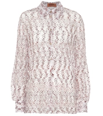 Bluse aus Häkelstrick | Missoni