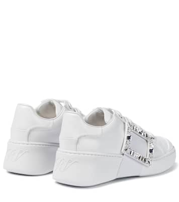 Baskets Viv Skate Strass en cuir | Roger Vivier