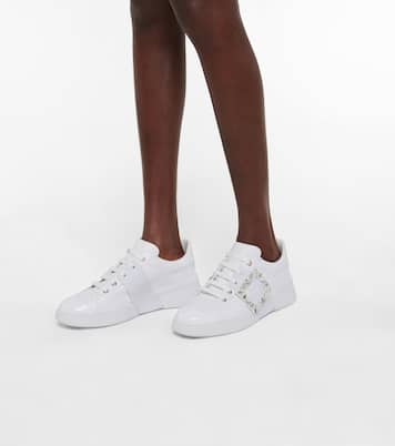 Baskets Viv Skate Strass en cuir | Roger Vivier