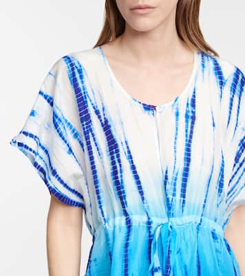 Tie-dye silk kaftan | Anna Kosturova