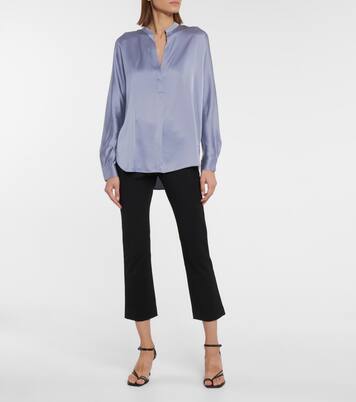 Pantaloni flared in misto cotone | Vince