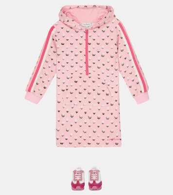 Abito felpa con stampa e cappuccio | Marc Jacobs Kids