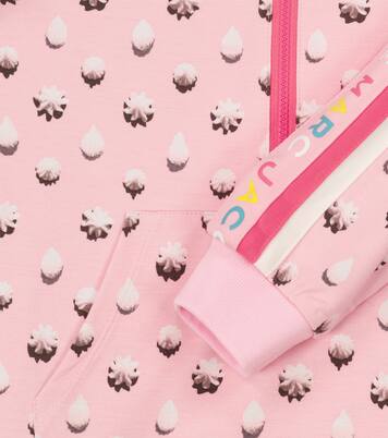 Abito felpa con stampa e cappuccio | Marc Jacobs Kids