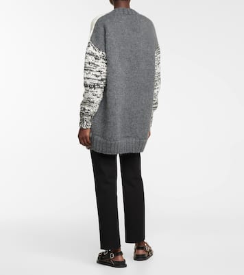 Intarsia wool-blend cardigan | Joseph