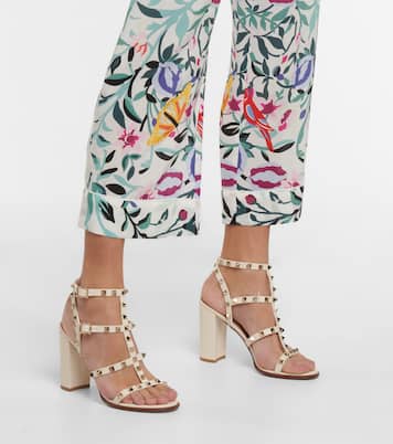 Rockstud leather sandals | Valentino Garavani