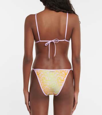 Slip bikini a triangolo con stampa | Stella McCartney