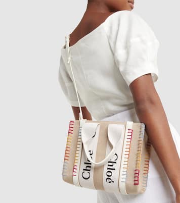Borsa Woody Small in canvas | Chloé