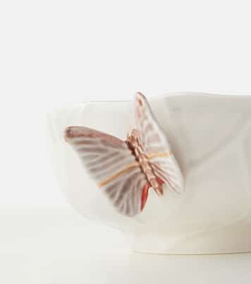 Cloudy Butterflies salad bowl by Claudia Schiffer | Bordallo Pinheiro
