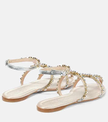 Sandali Maharan in pelle con decorazioni | Giambattista Valli