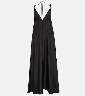 Darnley tiered silk maxi dress | Joseph