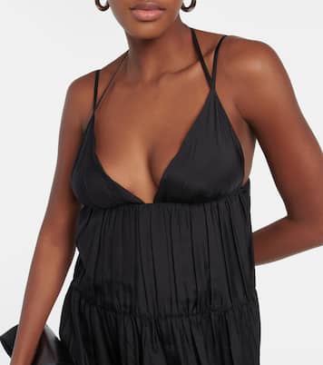 Darnley tiered silk maxi dress | Joseph