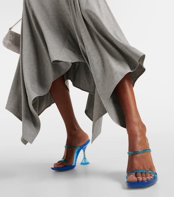 Mules Brito 95 en PVC | Amina Muaddi