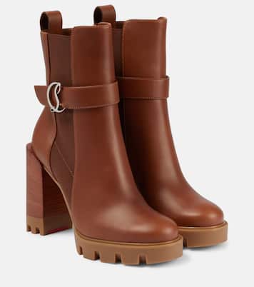 Ankle Boots CL Chelsea Lug 100 aus Leder | Christian Louboutin
