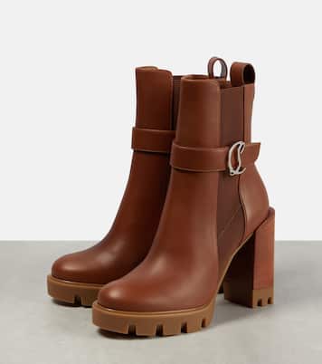 Ankle Boots CL Chelsea Lug 100 aus Leder | Christian Louboutin
