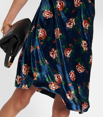Minikleid aus Samt | Kenzo