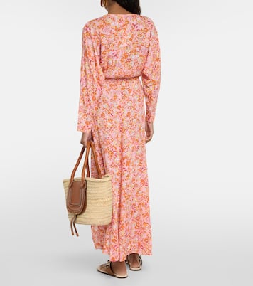 Vestido midi Ilona floral | Poupette St Barth