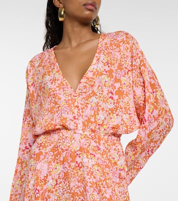 Vestido midi Ilona floral | Poupette St Barth