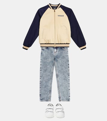 Mid-rise straight jeans | Versace Kids