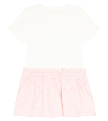 Kleid aus einem Baumwollgemisch | Versace Kids