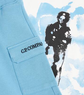 Cotton jersey T-shirt and shorts set | C.P. Company Kids