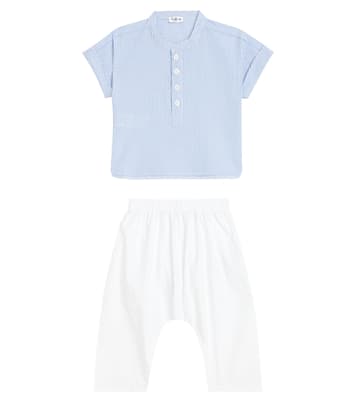 Bébé – Blouse et pantalon en coton | Il Gufo