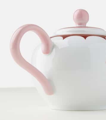 Jaipur porcelain teapot | Aquazzura Casa