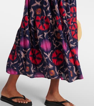 Maxikleid Kate aus Baumwolle und Seide | Velvet