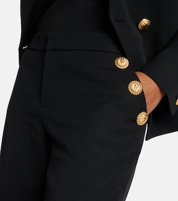 Pantaloni flared in lana vergine | Balmain