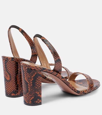 Sandalias 85 de piel grabada | Aquazzura