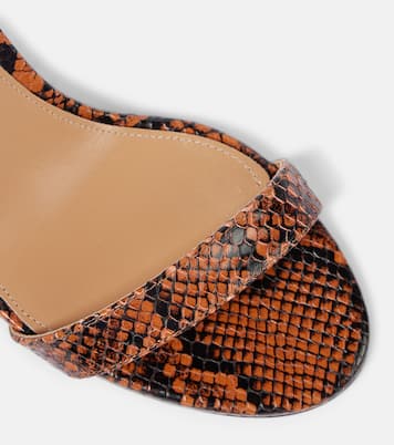 Sandalias 85 de piel grabada | Aquazzura