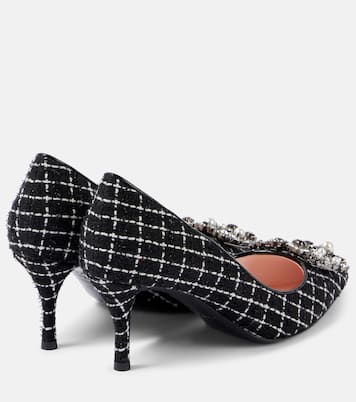 Pumps Flower Strass 65 in bouclé | Roger Vivier