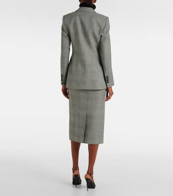 Prince of Wales check virgin wool blazer | Dolce&Gabbana