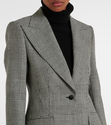 Prince of Wales check virgin wool blazer | Dolce&Gabbana