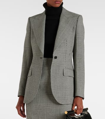 Prince of Wales check virgin wool blazer | Dolce&Gabbana