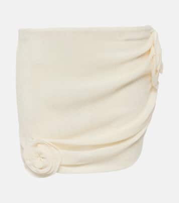 Minifalda de crepé con apliques | Magda Butrym
