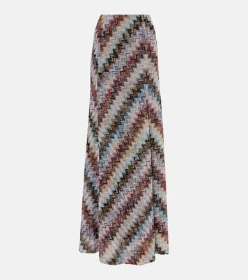 Jupe longue en lamé | Missoni